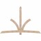 Ekena Millwork Davenport Smooth Timber Gable Bracket, Douglas Fir, 108"W x 72"H x 3 1/2"D x 5 1/2"F, 16/12 Pitch GBW108X72X0406DAV00SDF - alternate 1